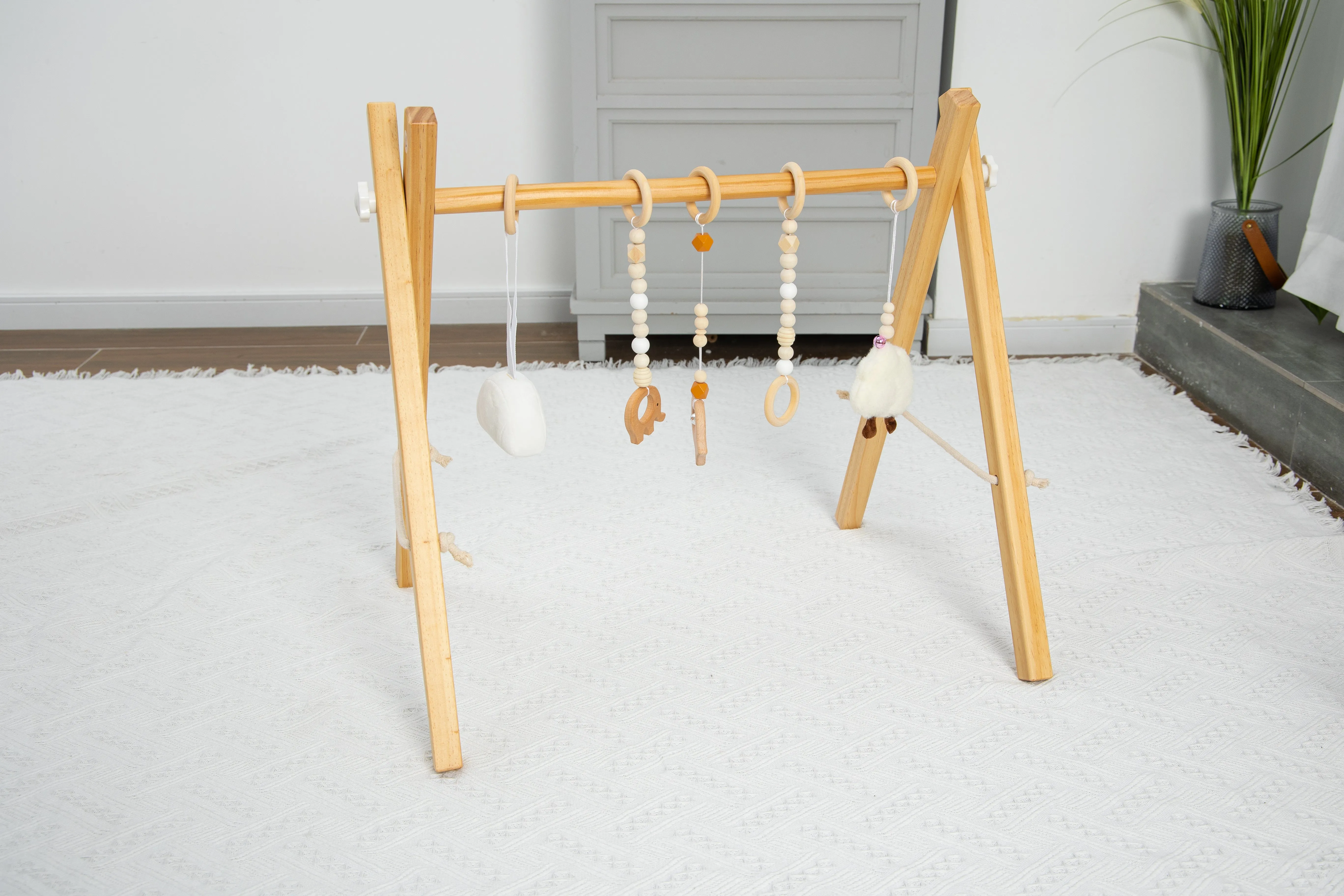 Avenlur Lilac Wooden Baby Gym
