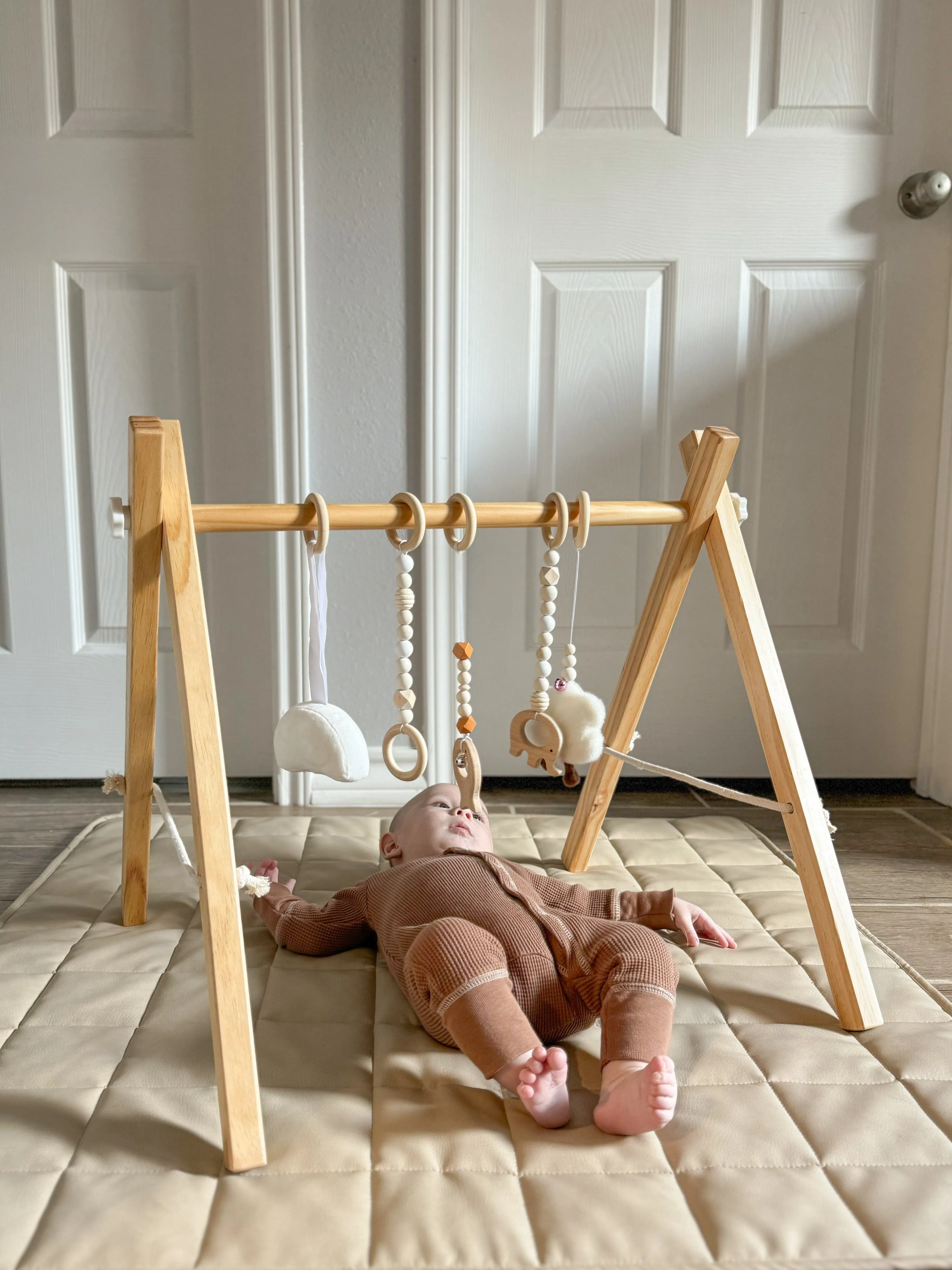 Avenlur Lilac Wooden Baby Gym