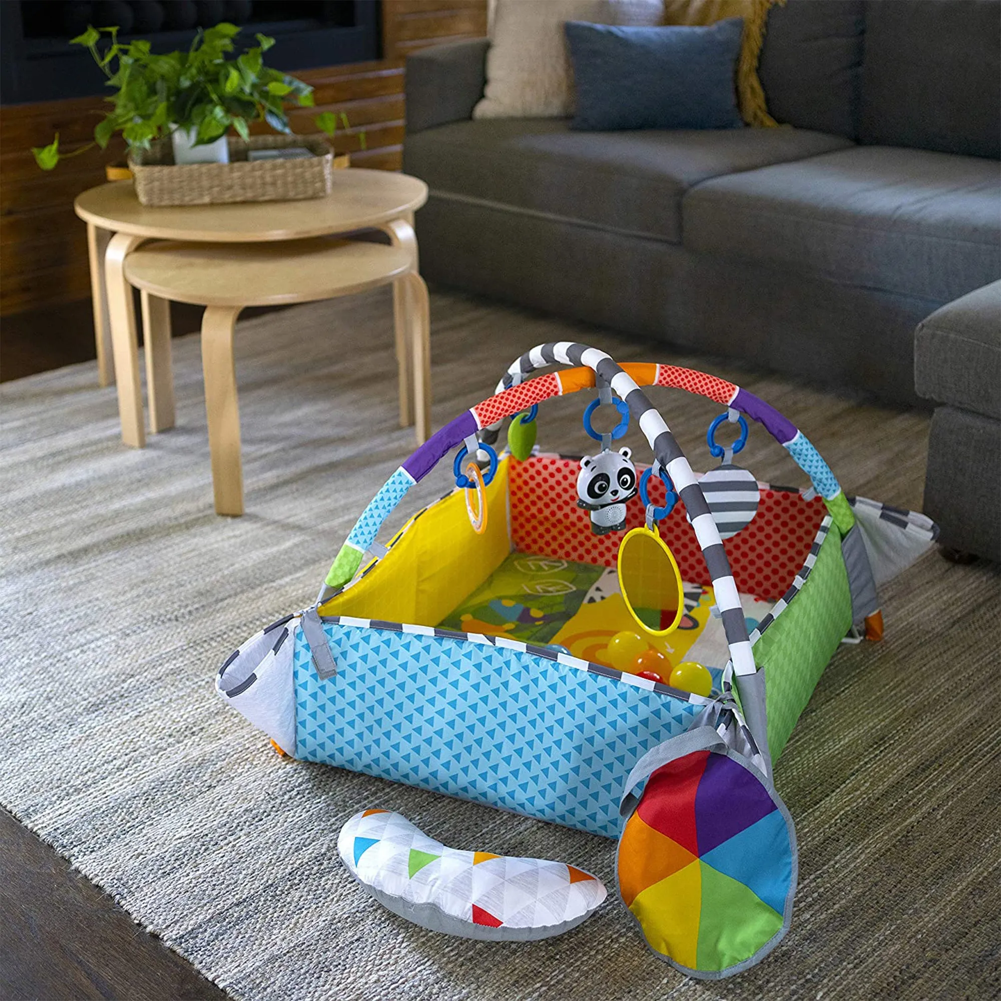 Baby Einstein Newborn 5 in 1 Ball Pit Gym Playspace Activity Play Center Mat
