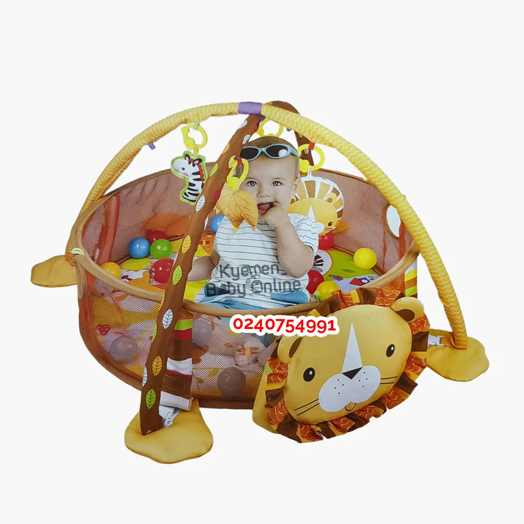 Baby Play Mat With Toys (Activity Gym & Ball Pit With 20 Balls) [668-32]