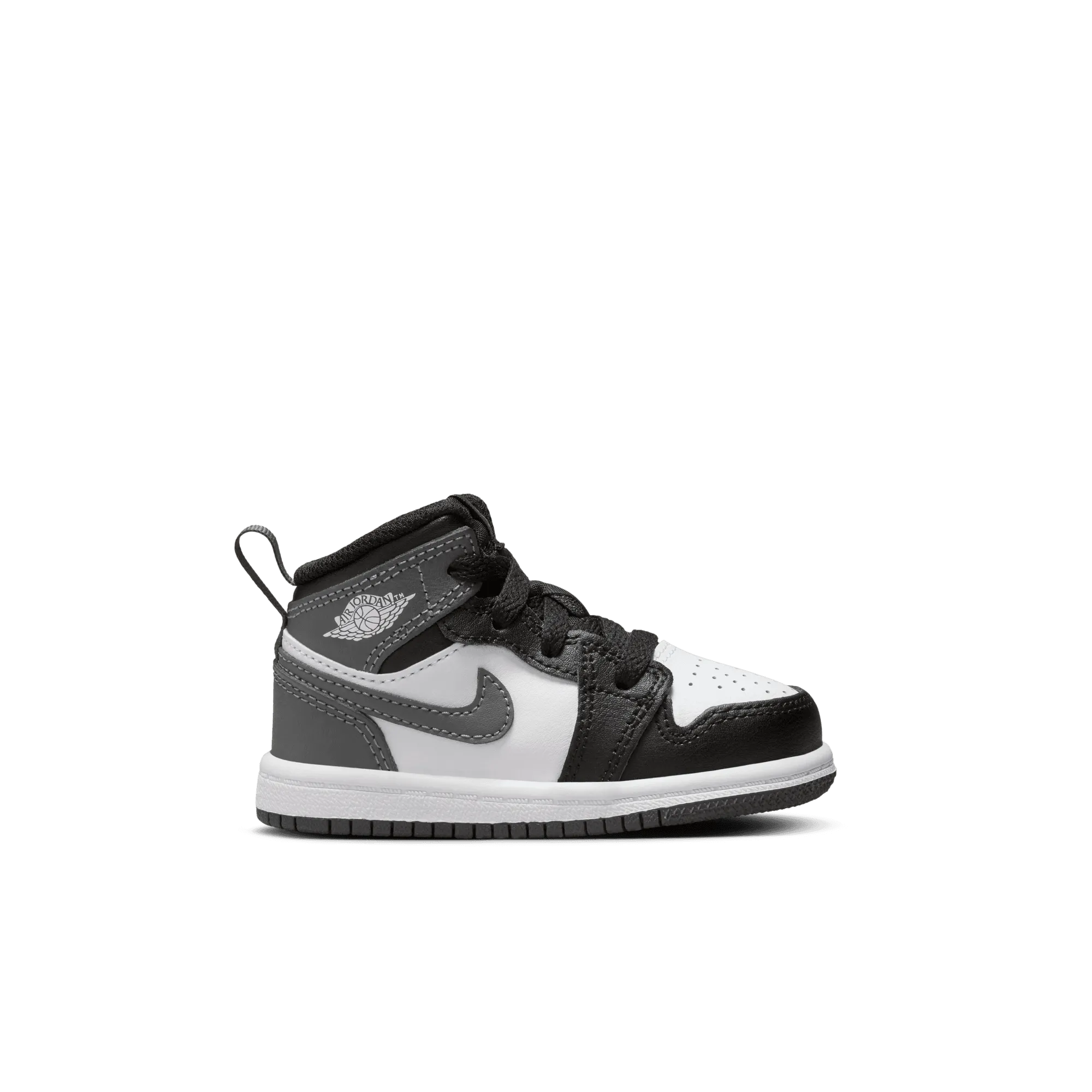 Baby/Toddler Jordan 1 Mid "Black Iron Grey"