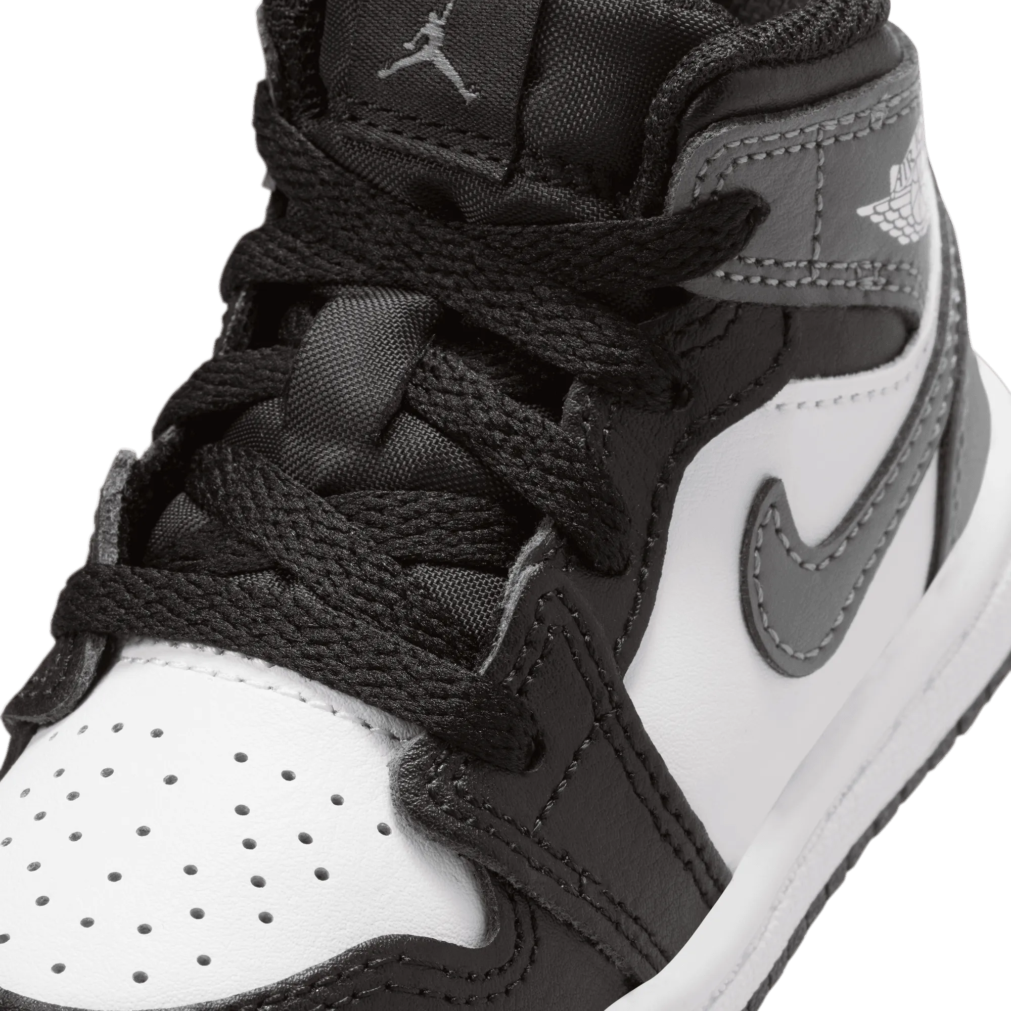 Baby/Toddler Jordan 1 Mid "Black Iron Grey"