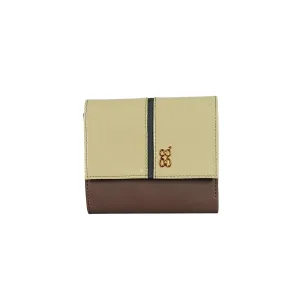 Baggit Women's 3 Fold Wallet - Small (Beige)