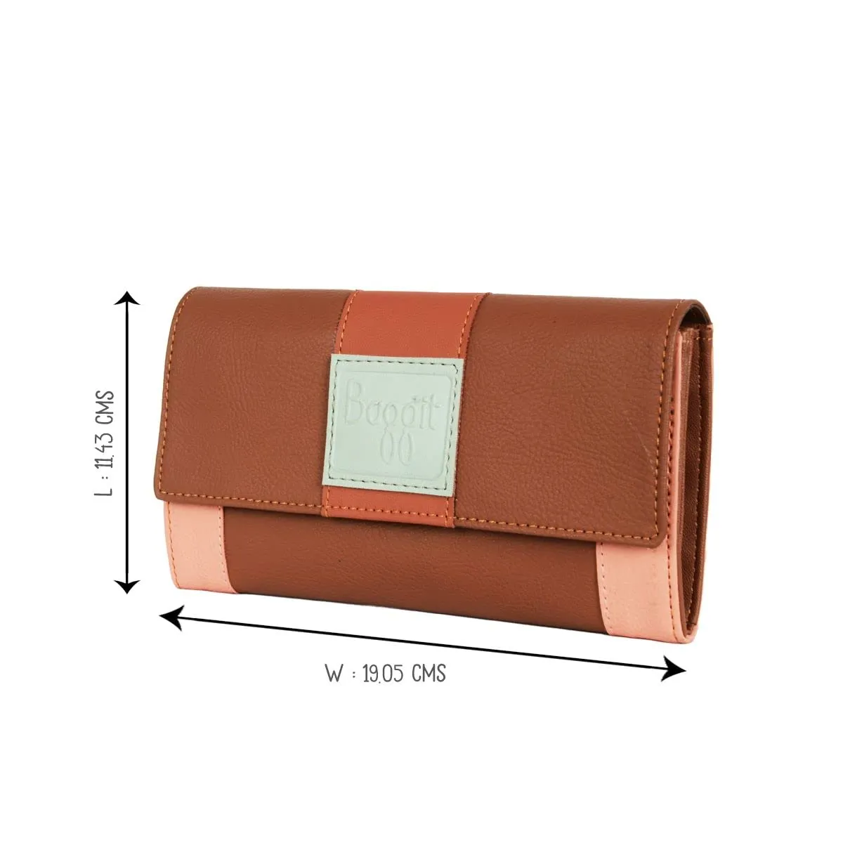 Baggit Women's Harmonium Wallet - Large (Brown)