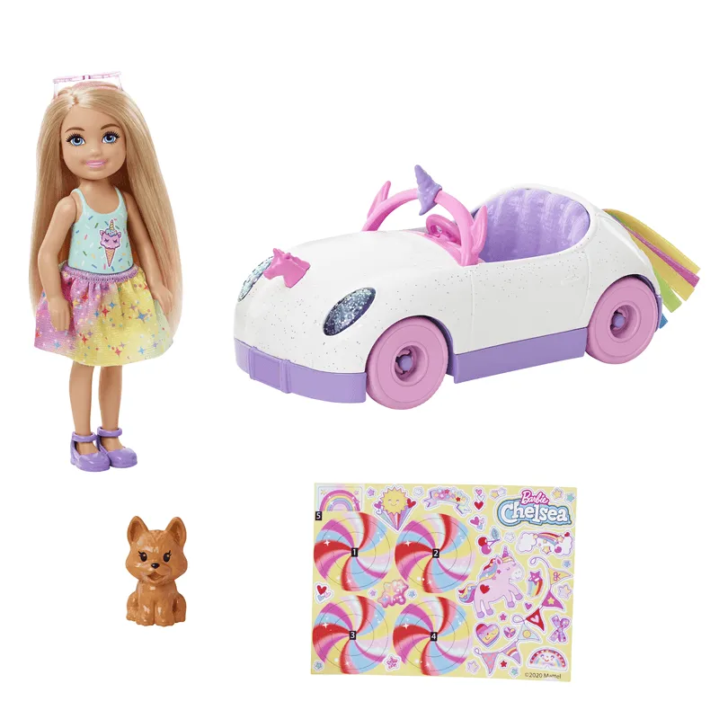Barbie Chelsea Doll with Car for Ages 3 