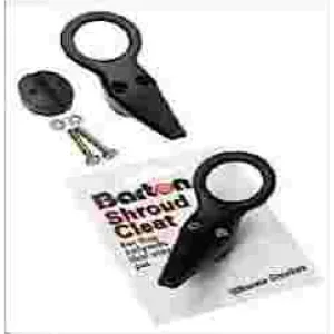 Barton Clamp-On Shroud Cleat with Eye - 4"