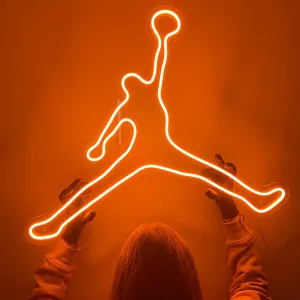 Basketball Player Neon Light