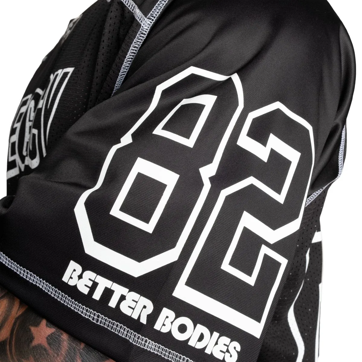 Better Bodies Legacy Football Tee - Black