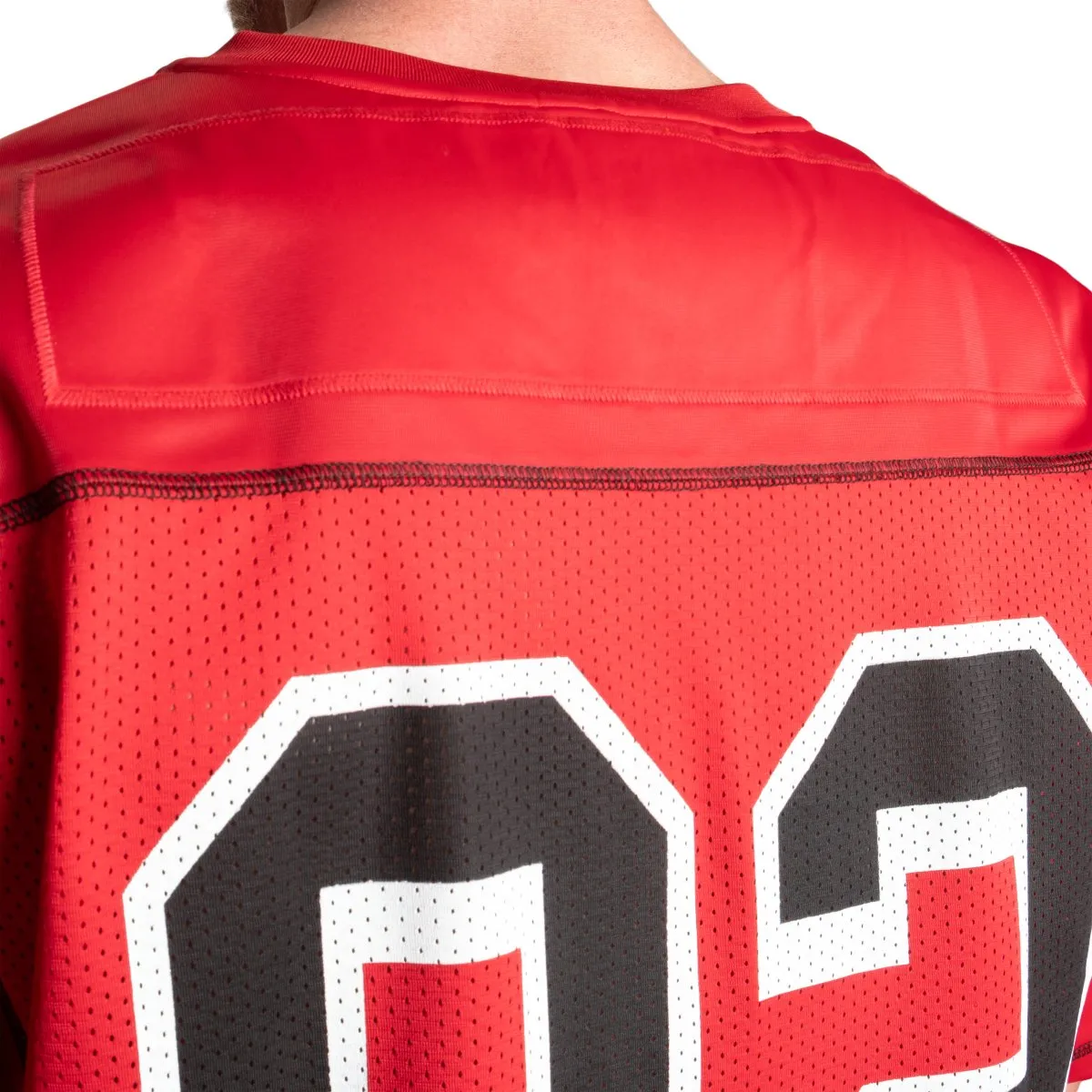 Better Bodies Legacy Football Tee - Chilli Red