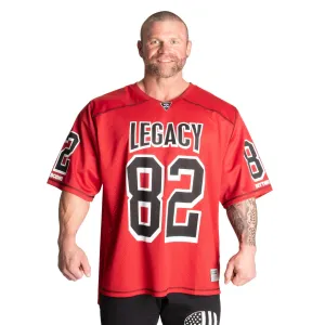 Better Bodies Legacy Football Tee - Chilli Red