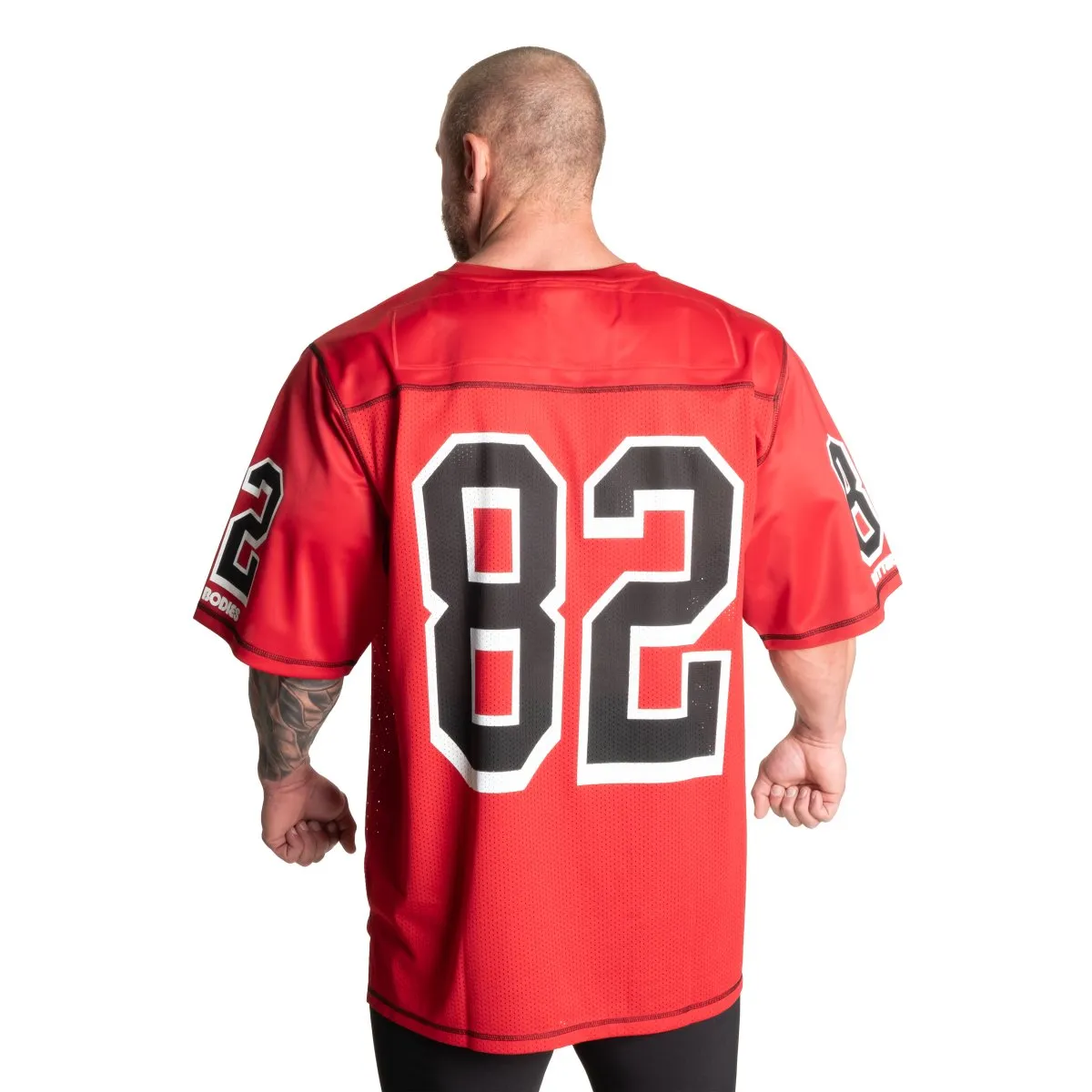 Better Bodies Legacy Football Tee - Chilli Red