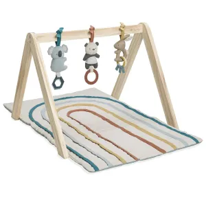 Blue Rainbow Activity Mat With Toys