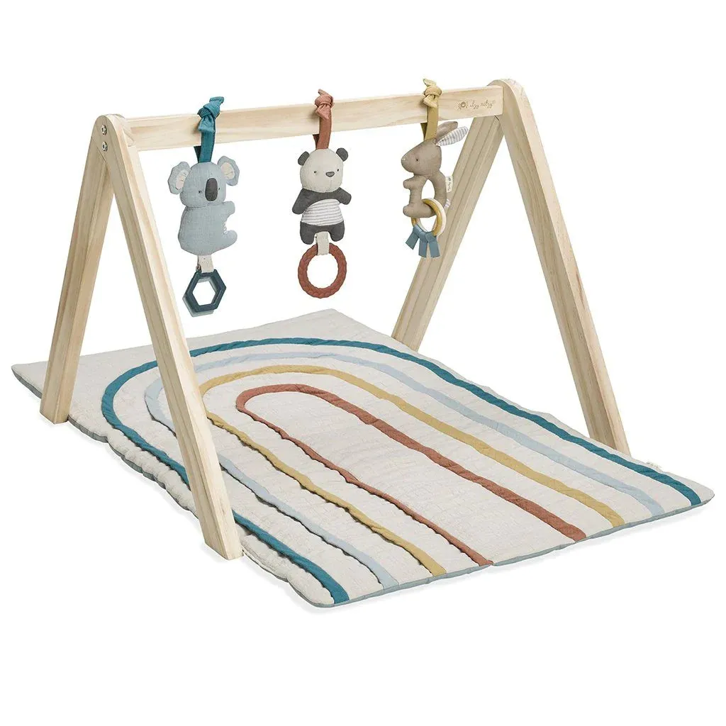 Blue Rainbow Activity Mat With Toys