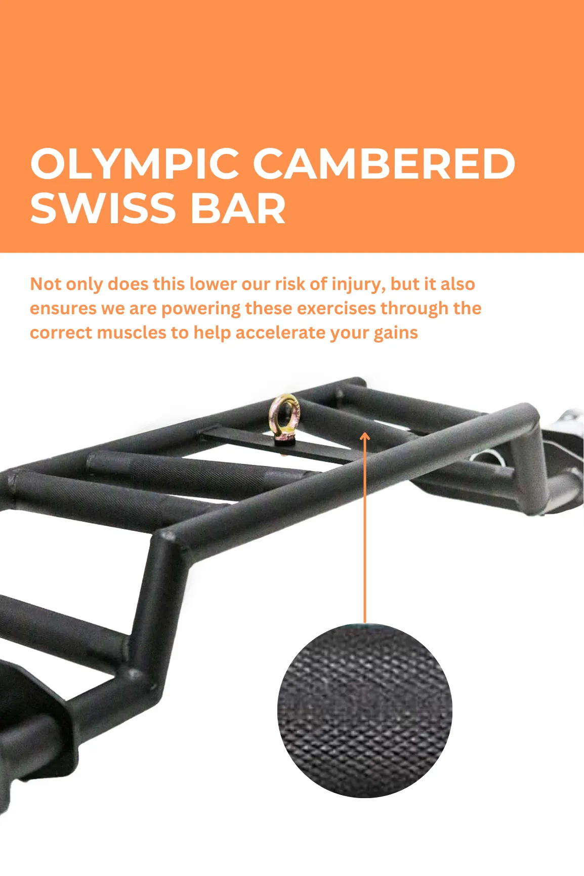 Body Iron Olympic Cambered Swiss Bar