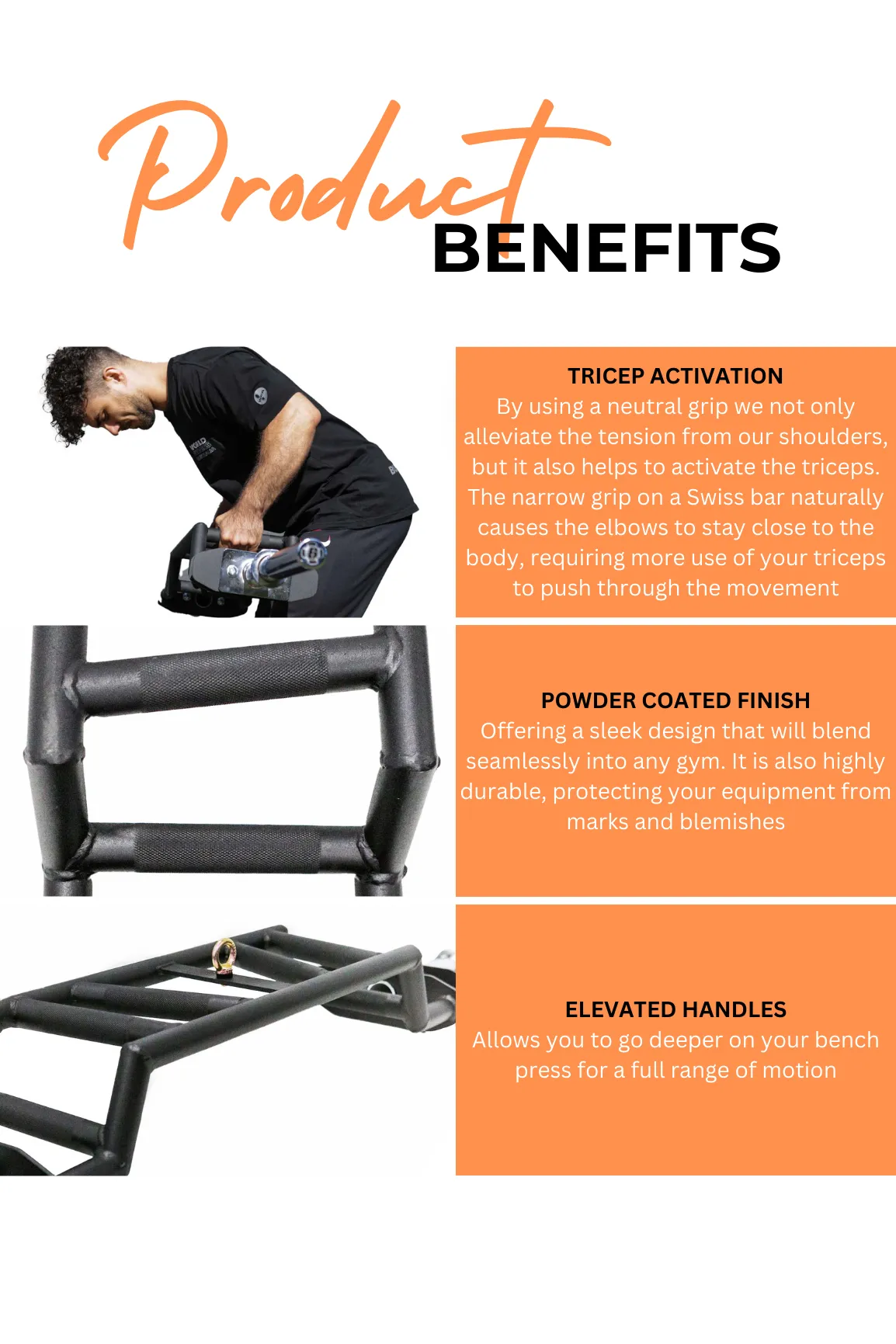 Body Iron Olympic Cambered Swiss Bar