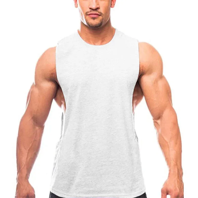 Bodybuilding Tank Tops Men Sports Sleeveless shirt Muscle
