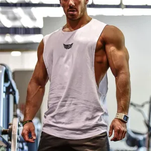 Bodybuilding Tank Tops Men Sports Sleeveless shirt Muscle