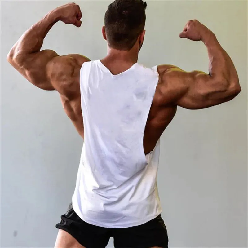 Bodybuilding Tank Tops Men Sports Sleeveless shirt Muscle