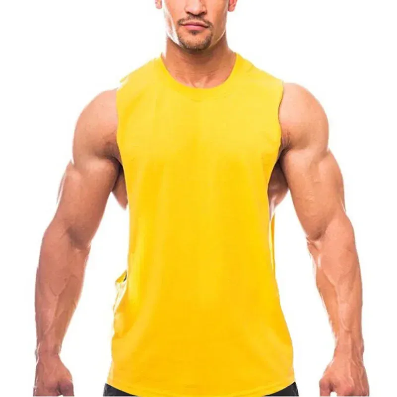 Bodybuilding Tank Tops Men Sports Sleeveless shirt Muscle
