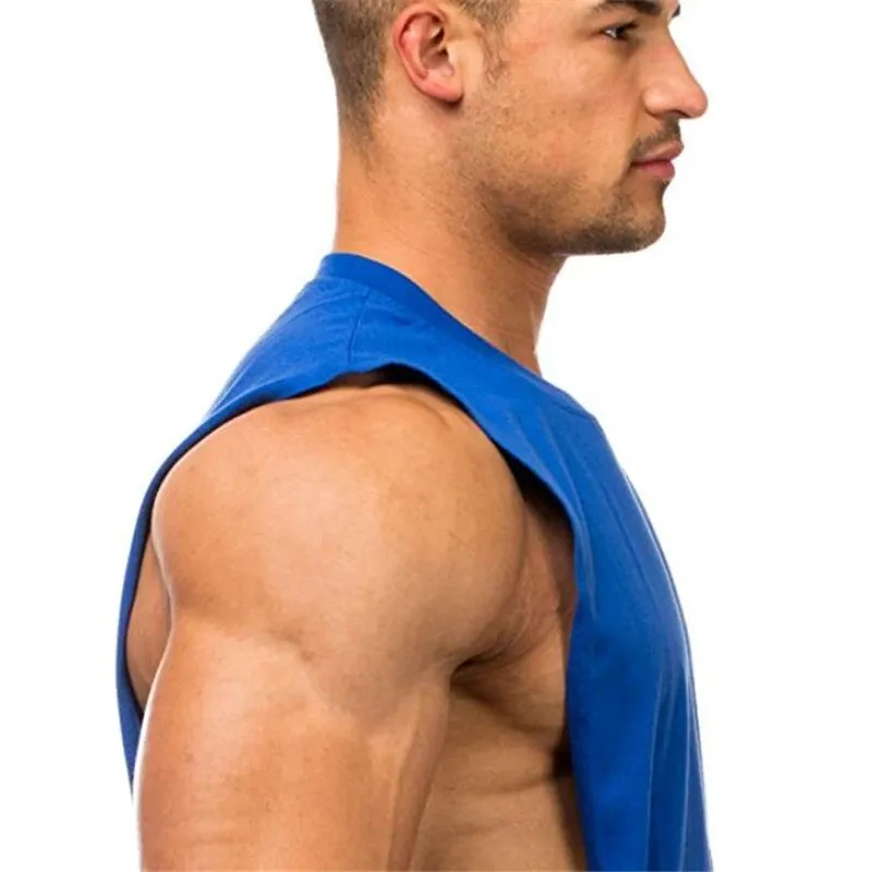 Bodybuilding Tank Tops Men Sports Sleeveless shirt Muscle