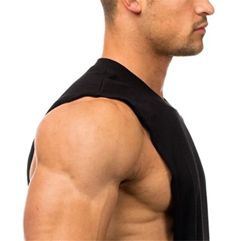 Bodybuilding Tank Tops Men Sports Sleeveless shirt Muscle