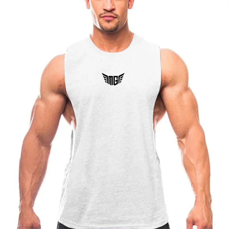 Bodybuilding Tank Tops Men Sports Sleeveless shirt Muscle