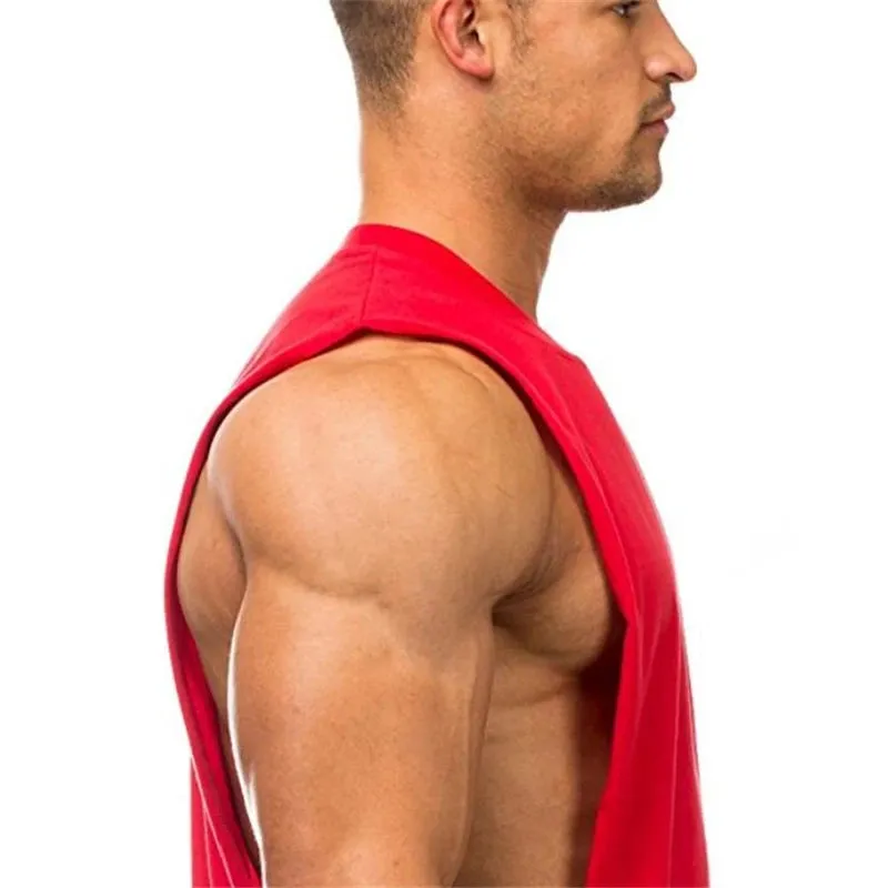 Bodybuilding Tank Tops Men Sports Sleeveless shirt Muscle
