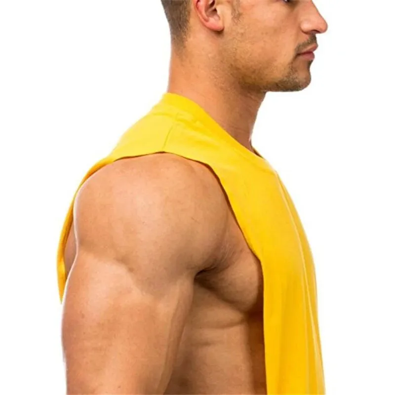 Bodybuilding Tank Tops Men Sports Sleeveless shirt Muscle