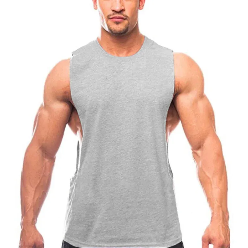 Bodybuilding Tank Tops Men Sports Sleeveless shirt Muscle