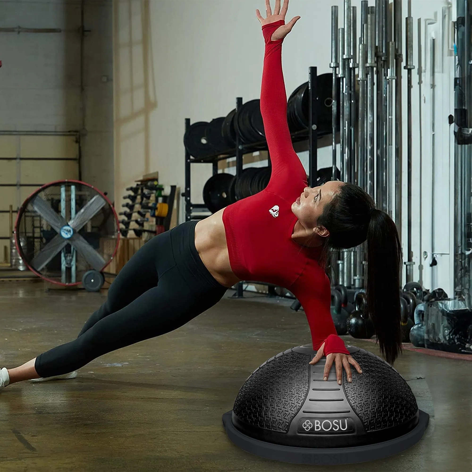 Bosu NexGen 300lb Capacity 26" Diameter Home Gym Balance Trainer, Blk (Open Box)