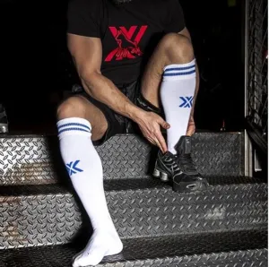 BOXER Football SOX, White/Blue