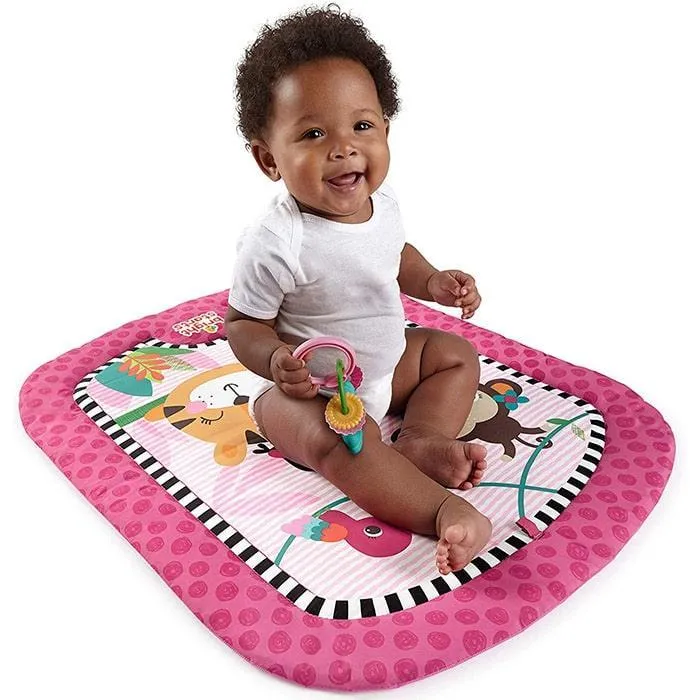 Bright Starts Prop Mat - Baby Activity Gym - Wild & Whimsy Mat
