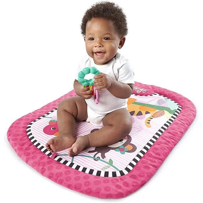 Bright Starts Prop Mat - Baby Activity Gym - Wild & Whimsy Mat