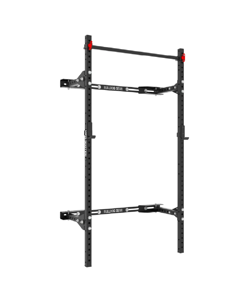 Bulldog Gear - Home Gym Series Wall Mounted Folding Gym Rack
