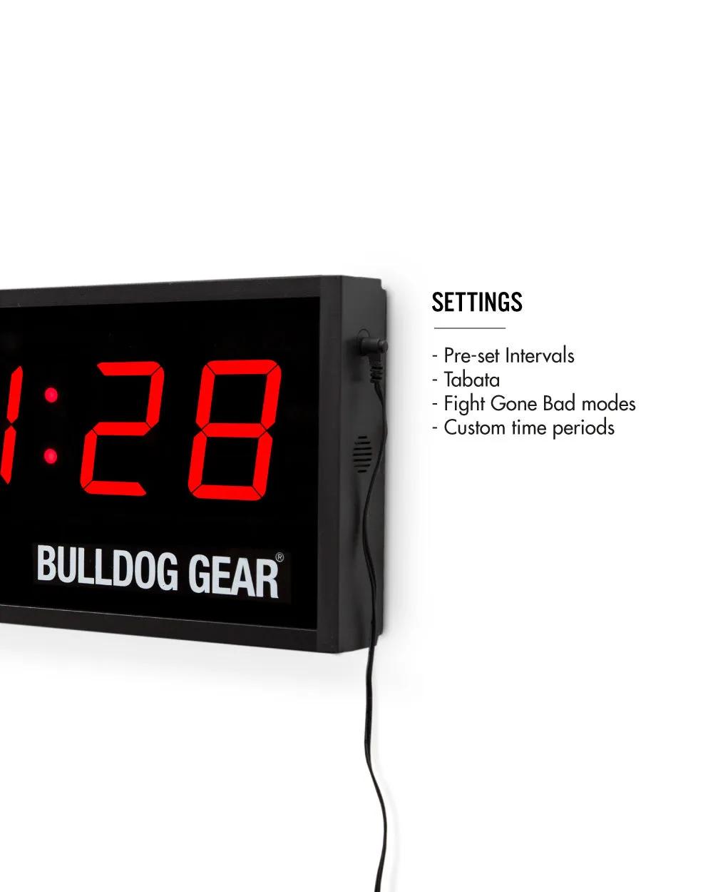Bulldog Gear -  Large LED Gym Interval Timer