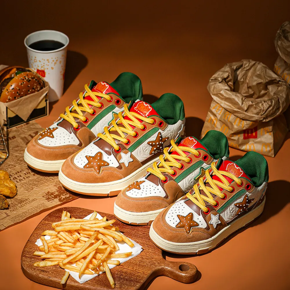 “Burger Five-Pointed Star” Shoes