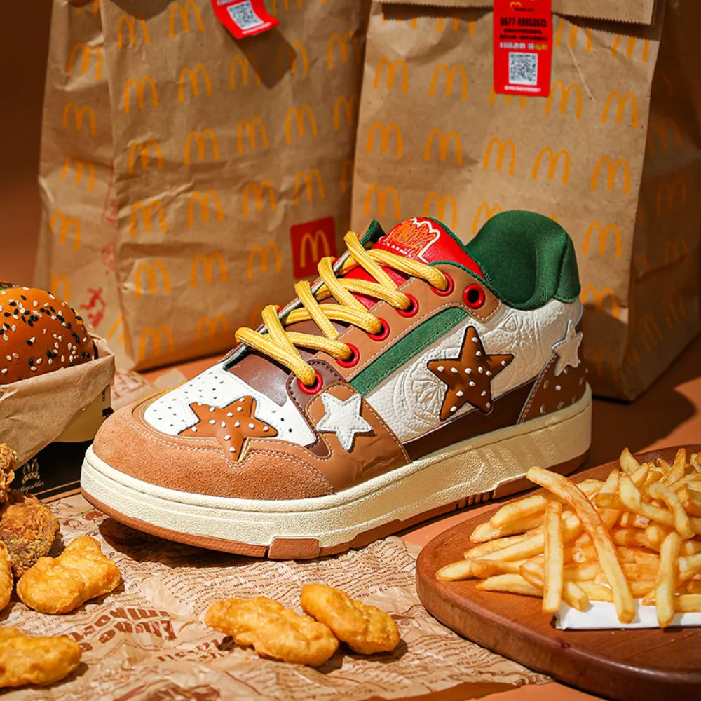 “Burger Five-Pointed Star” Shoes