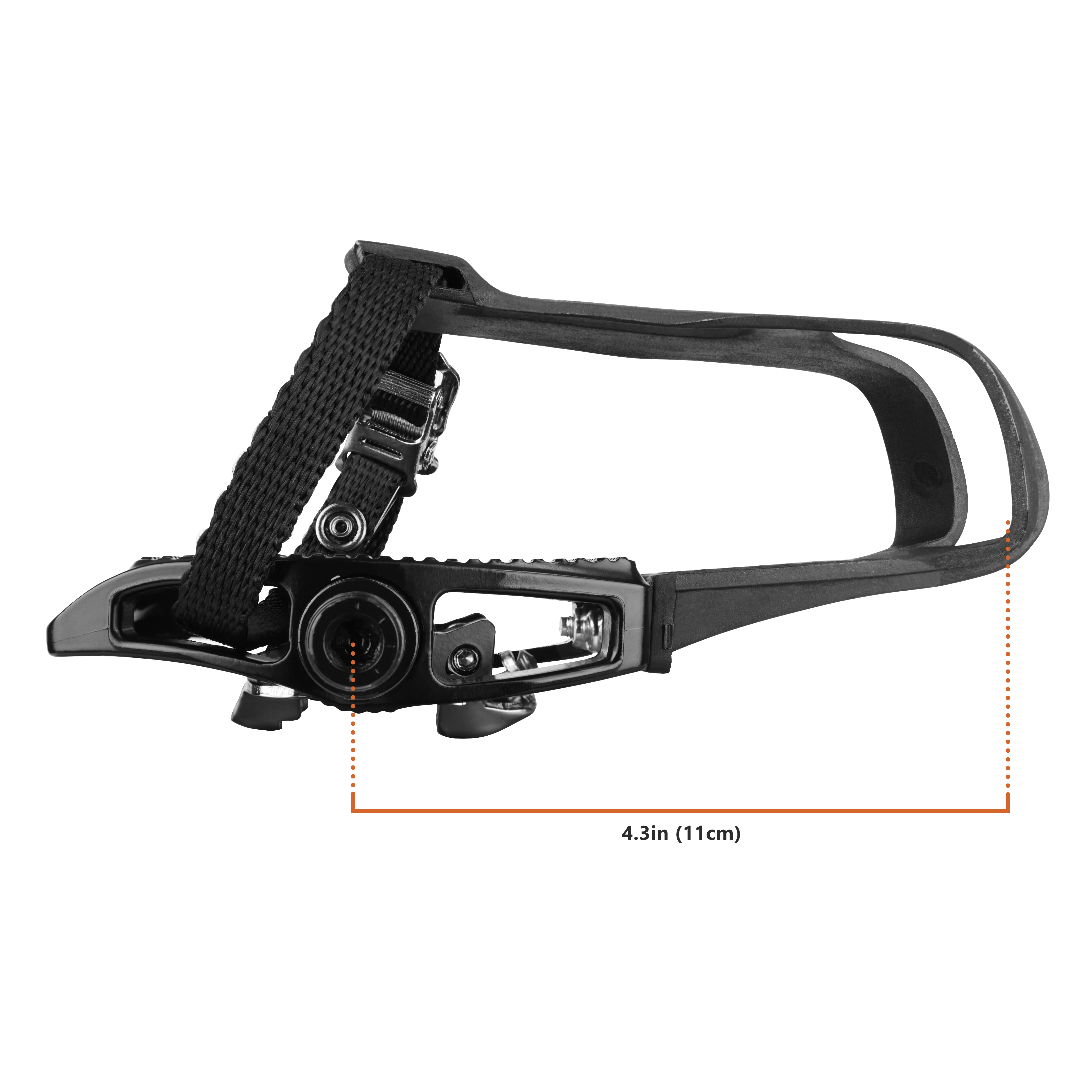 BV Bike 9/16in Pedals with Toe Clips (Shimano SPD Cleats included) | BV-PD-S5