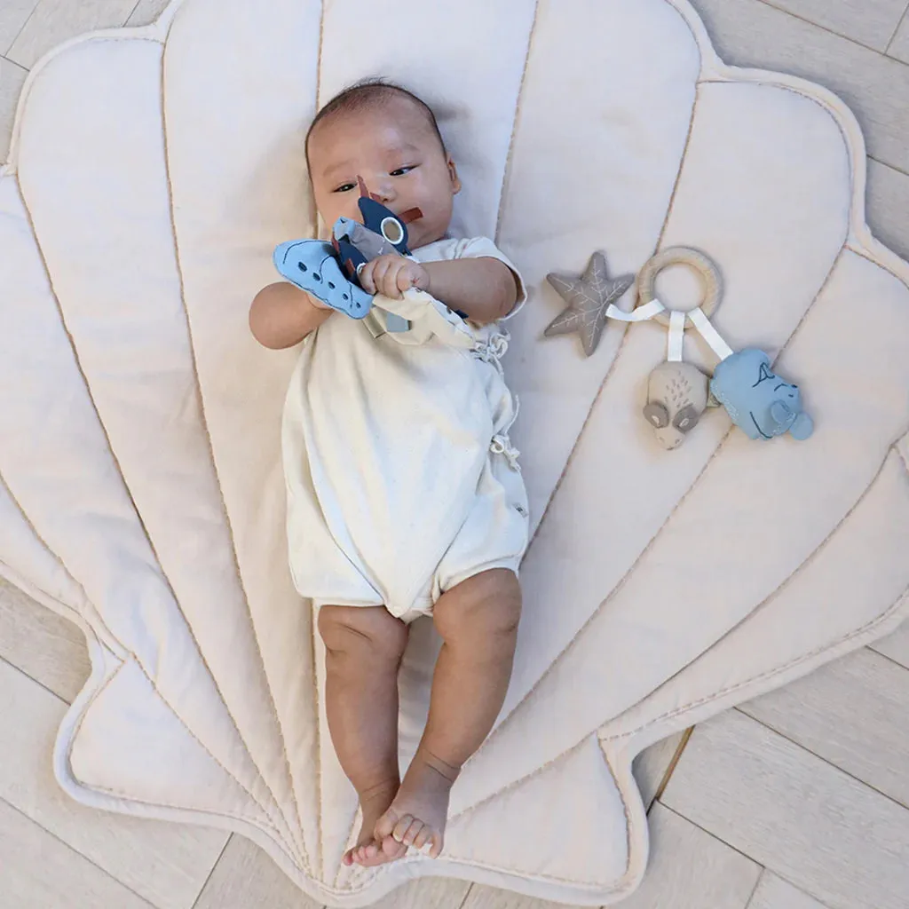 Cam Cam Copenhagen, Activity Toy Butterfly, Sand/Blue