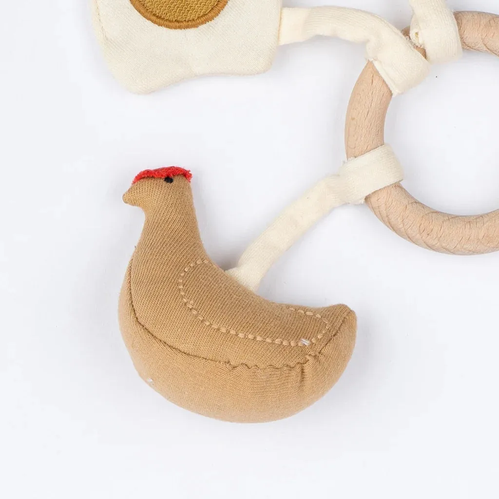 Chicken & Egg Activity Rattle