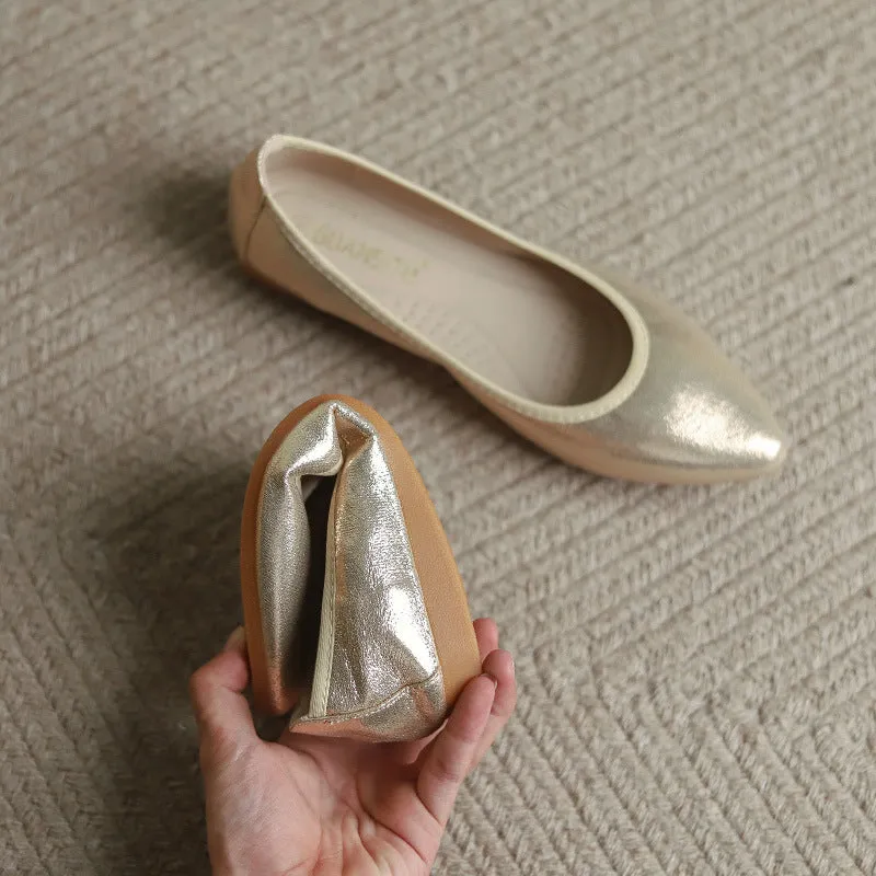 Cilool  Casual Comfort Dressy Flats For Wedding Bling Sparkly Bridal Shoes CF404