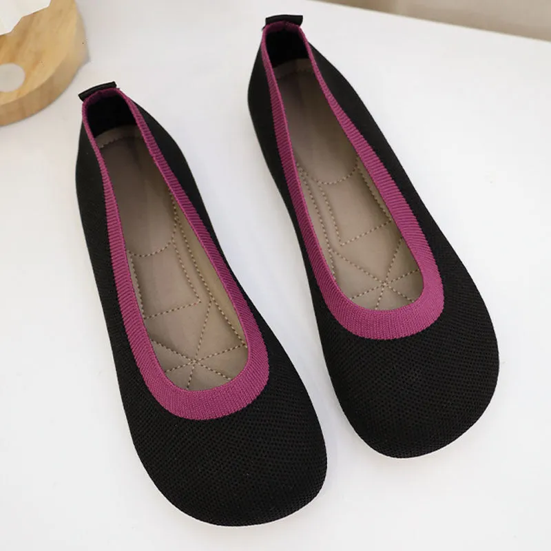 Cilool Weaving Breathable Loafers  Comfortable Walking Casual Flats Shoes WF10