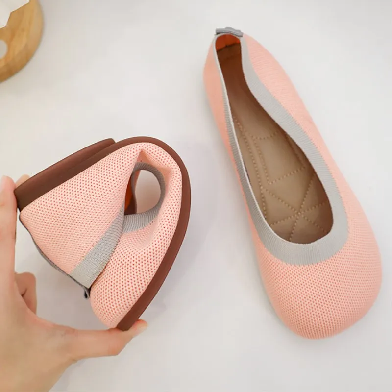 Cilool Weaving Breathable Loafers  Comfortable Walking Casual Flats Shoes WF10