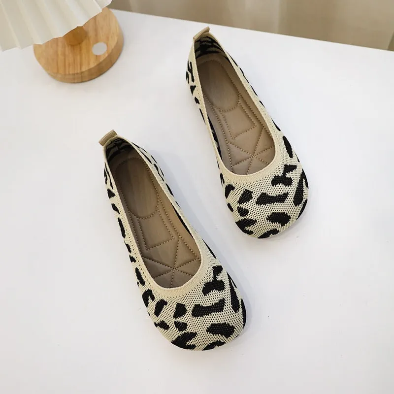 Cilool Weaving Breathable Loafers  Comfortable Walking Casual Flats Shoes WF10