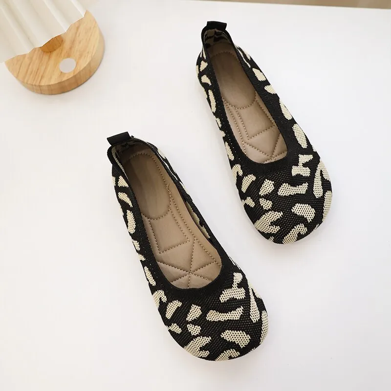 Cilool Weaving Breathable Loafers  Comfortable Walking Casual Flats Shoes WF10
