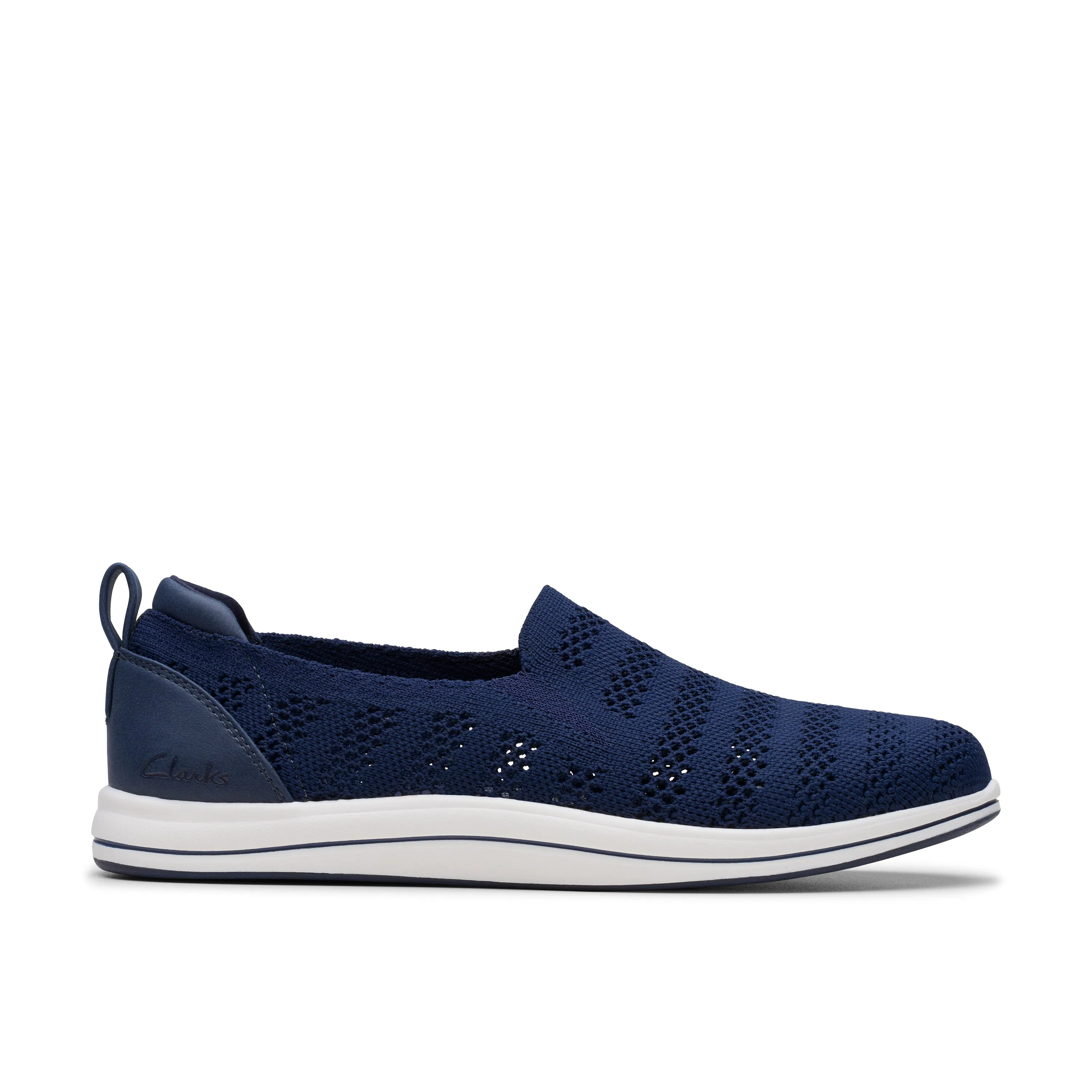Clarks Women's Breezey Izzy Open Air Shoe - Navy