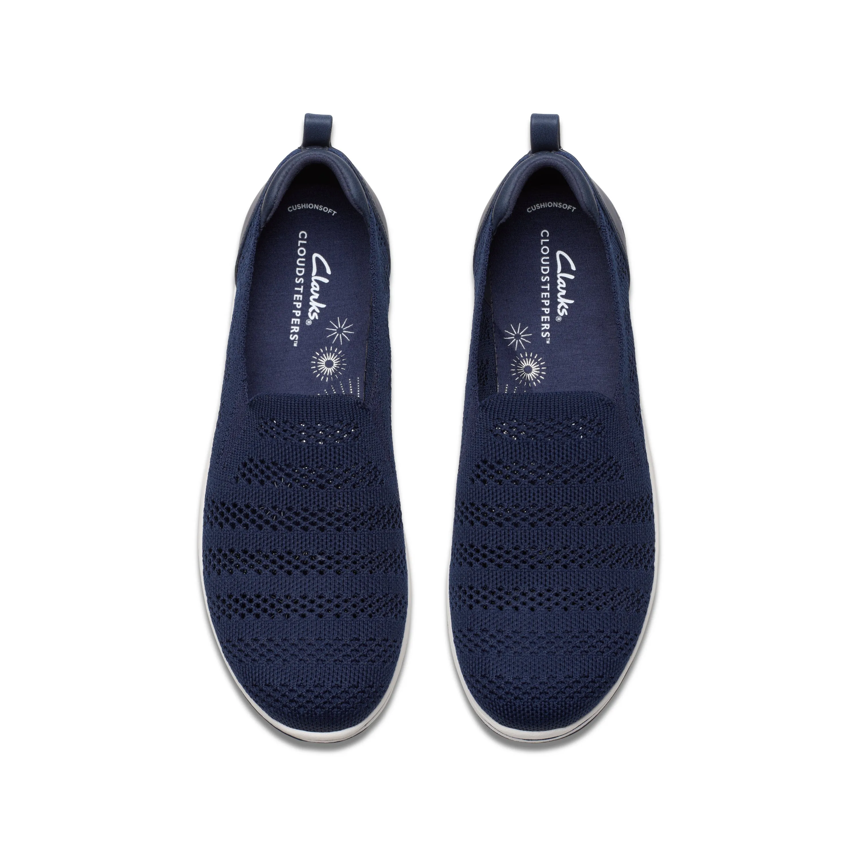 Clarks Women's Breezey Izzy Open Air Shoe - Navy