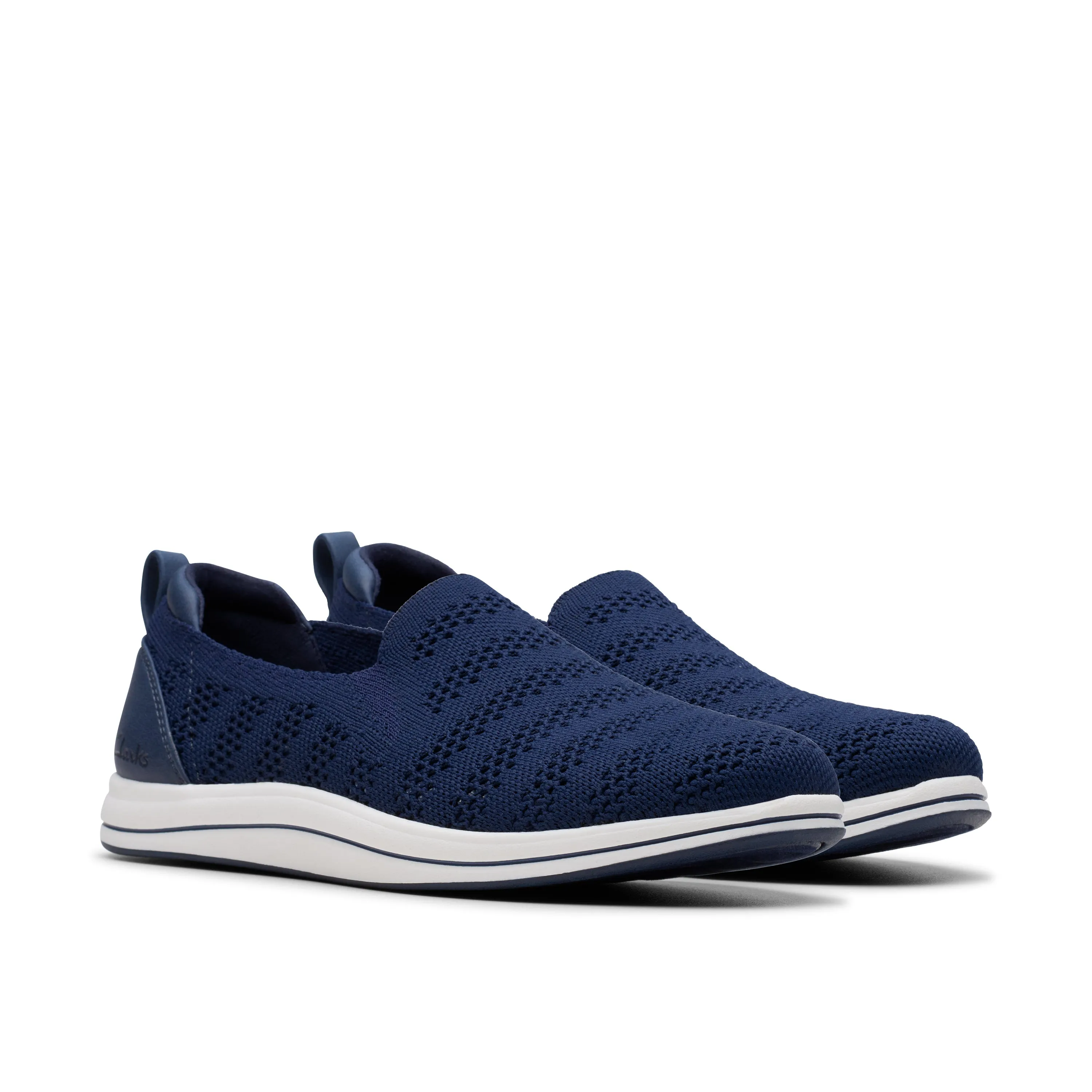Clarks Women's Breezey Izzy Open Air Shoe - Navy