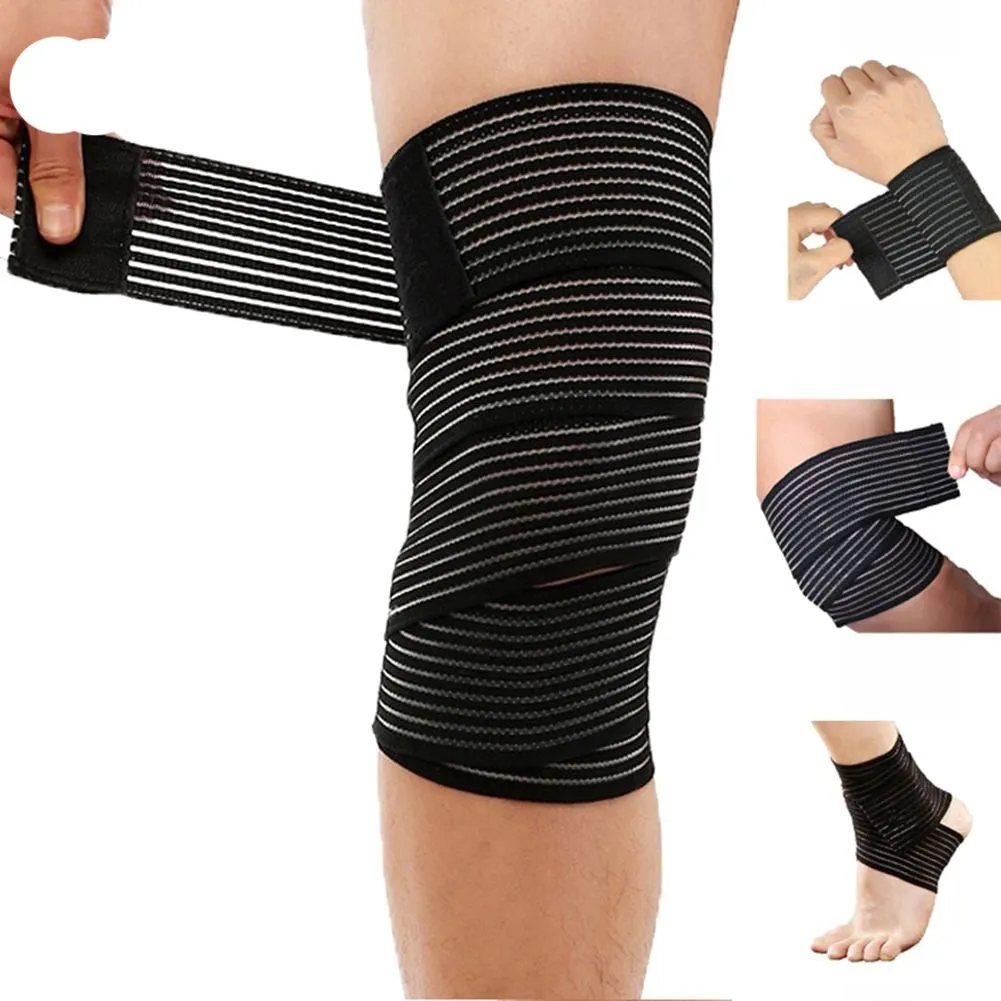 Compression Knee Pad Joint Gym Elast Bandag Sport Knee Bandage Crossfit Protective Elastic Arthritis Support Tape
