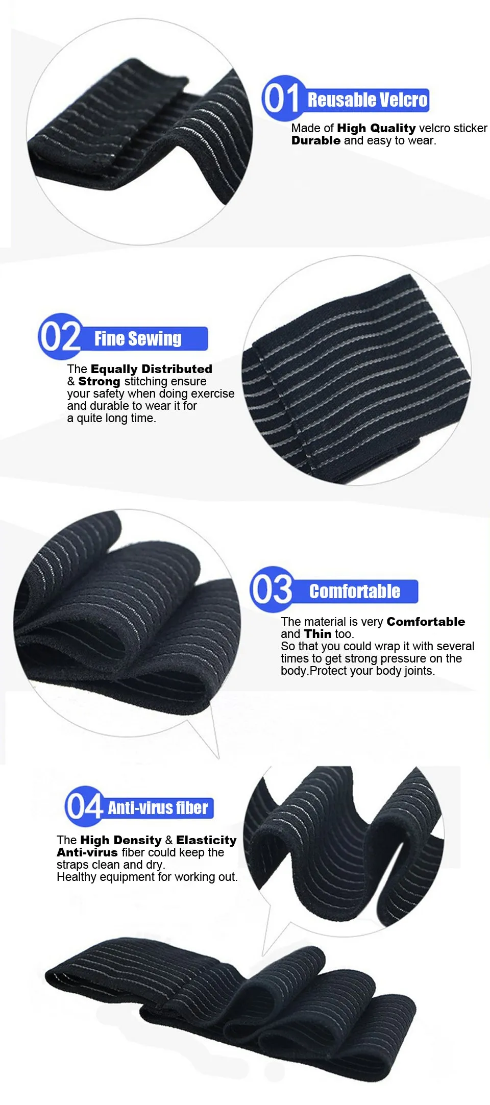 Compression Knee Pad Joint Gym Elast Bandag Sport Knee Bandage Crossfit Protective Elastic Arthritis Support Tape